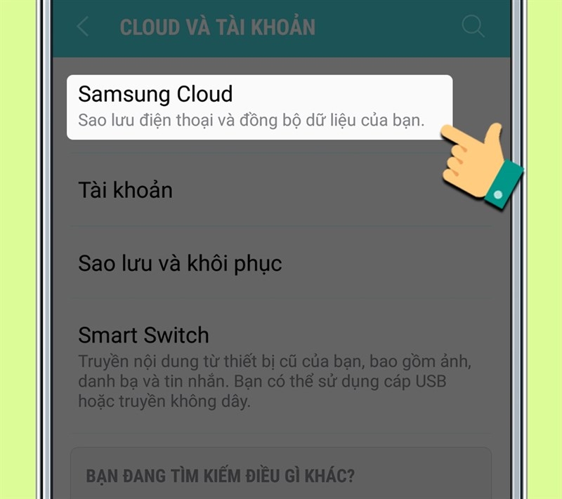 đăng nhập Samsung Account - hình 7