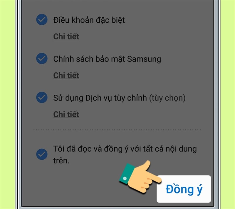 đăng nhập Samsung Account - hình 9