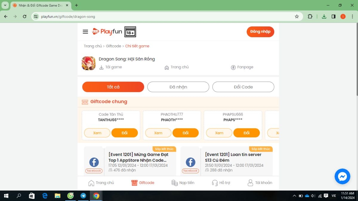 code Dragon Song (ảnh 2)