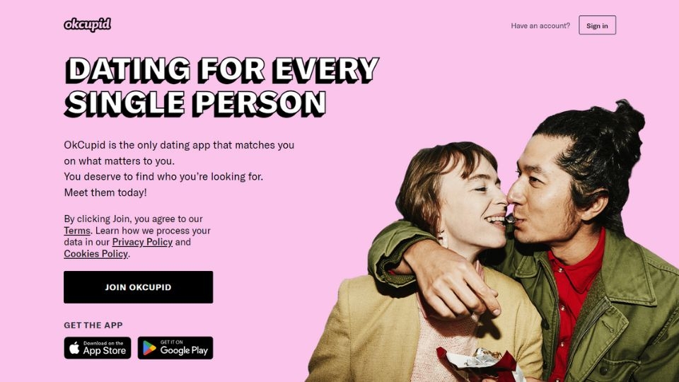 Sử dụng OkCupid trên máy tính