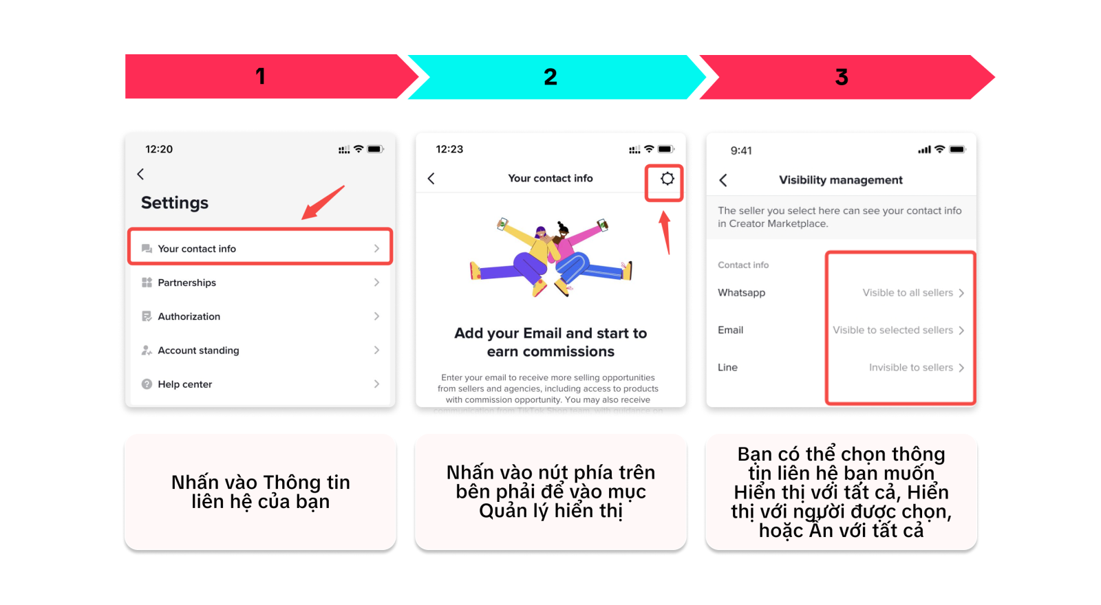 thiết lập tài khoản để nhận tiền hoa hồng trên TikTok (ảnh 6)