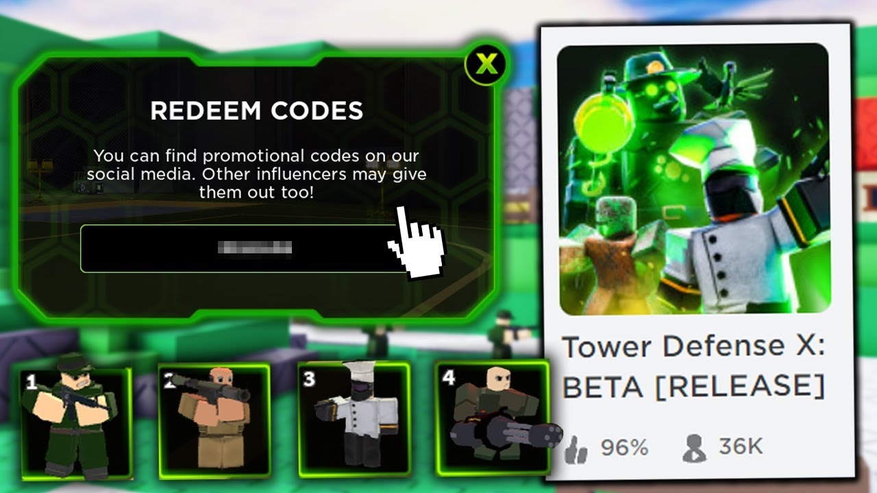 Code tower defense x m i th ng 6 2025 c ch s d ng nh n th ng