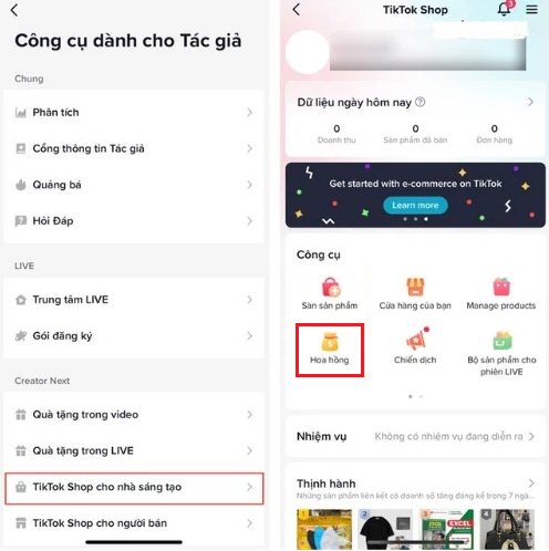 thiết lập tài khoản để nhận tiền hoa hồng trên TikTok (ảnh 3)