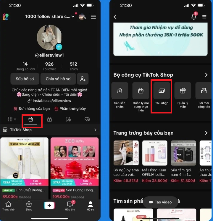thiết lập tài khoản để nhận tiền hoa hồng trên TikTok (ảnh 12)