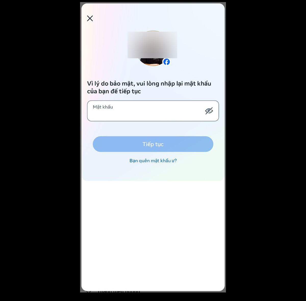 cách khóa facebook tạm thời trên iphone - hình 6