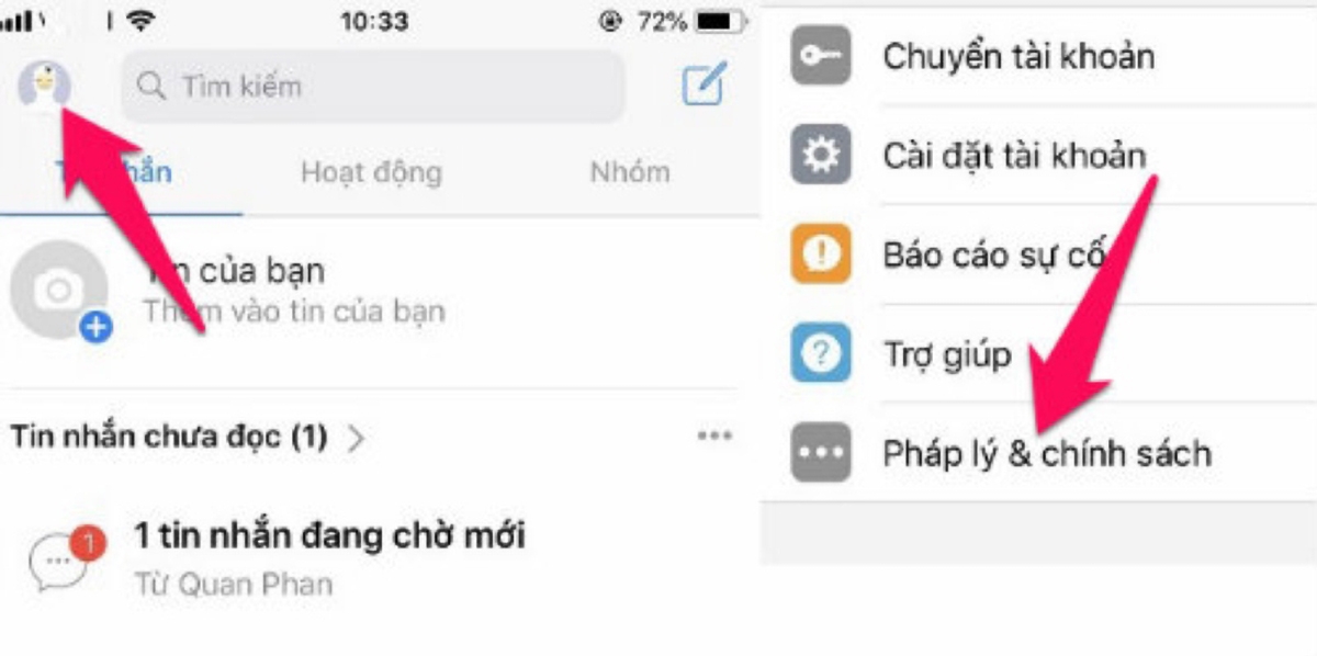 cách khóa facebook tạm thời trên iphone - hình 8