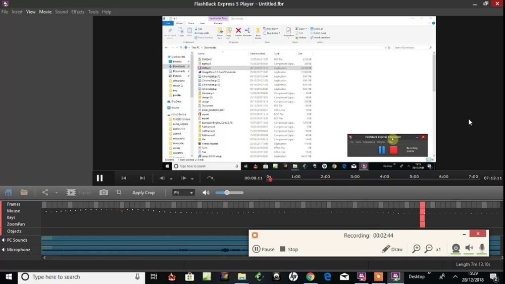 Quay màn hình laptop bằng phần mềm FlashBack Express