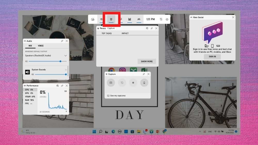 quay màn hình máy tính laptop có âm thanh bằng cách sử dụng công cụ Xbox - ảnh 2