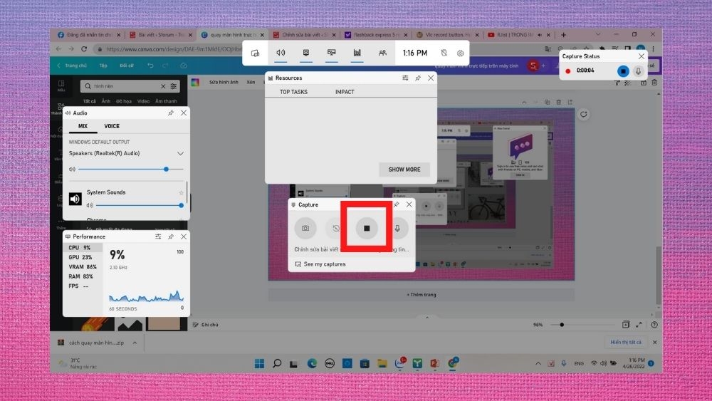 quay màn hình máy tính laptop có âm thanh bằng cách sử dụng công cụ Xbox - ảnh 4