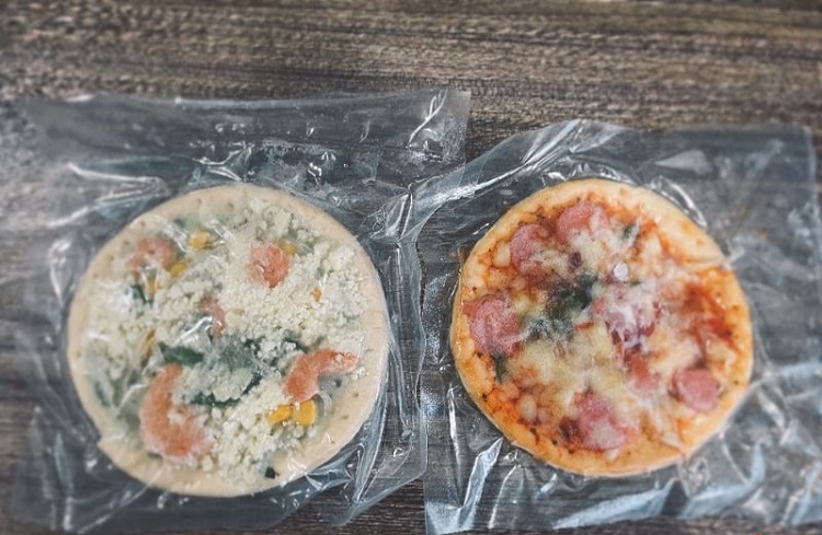 Bảo quản pizza bằng túi zip