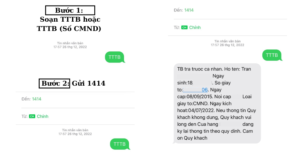 Cách kiểm tra mình đã đăng ký bao nhiêu sim 1