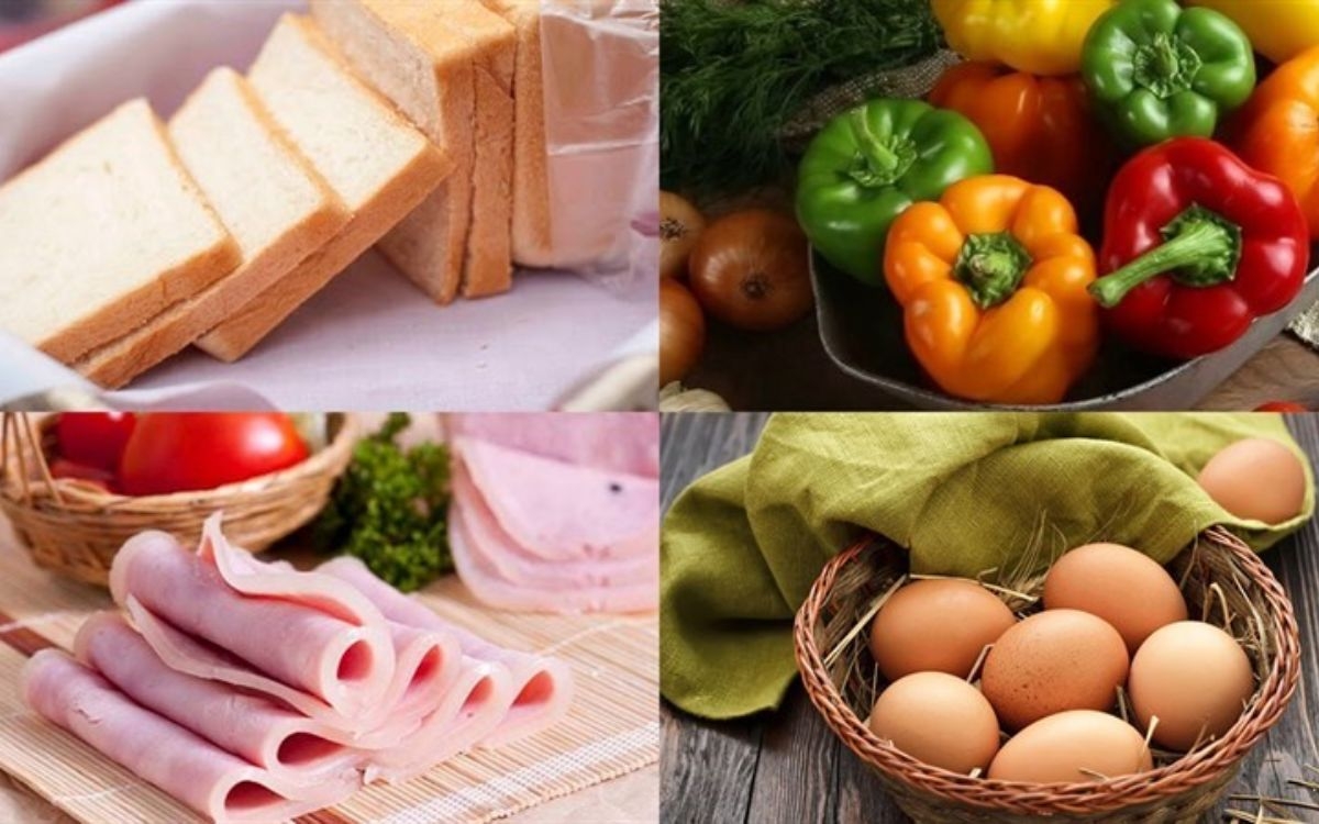 Làm pizza từ bánh mì sandwich bằng nồi chiên không dầu (ảnh 6))