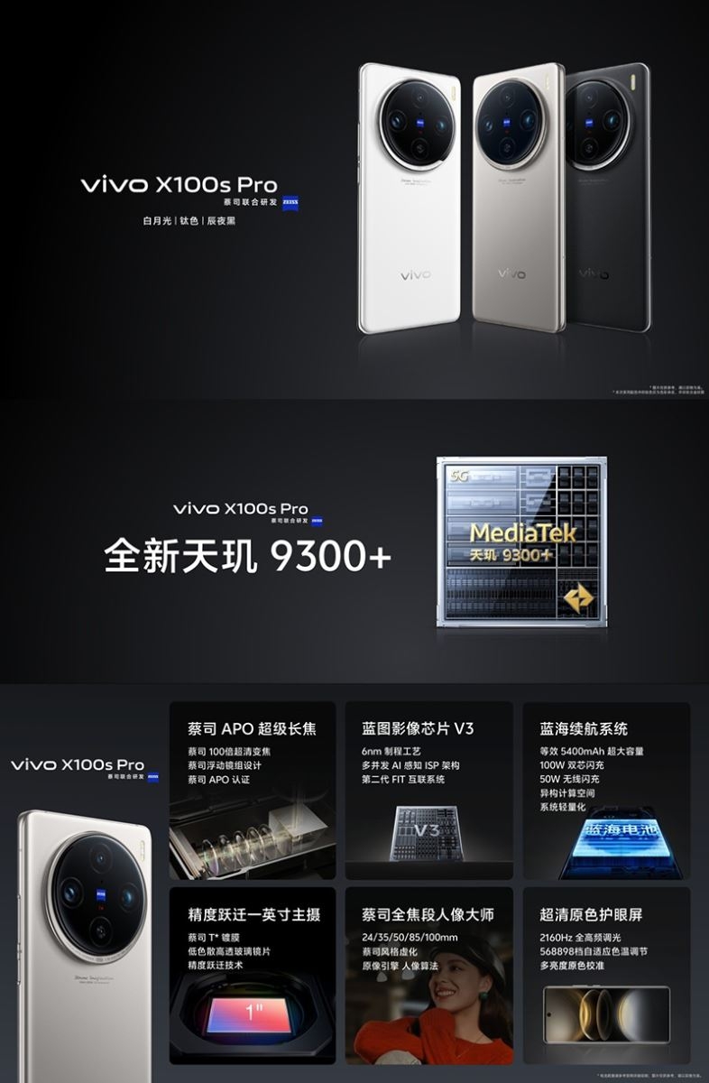vivo X100s Series ra mắt (ảnh 3)