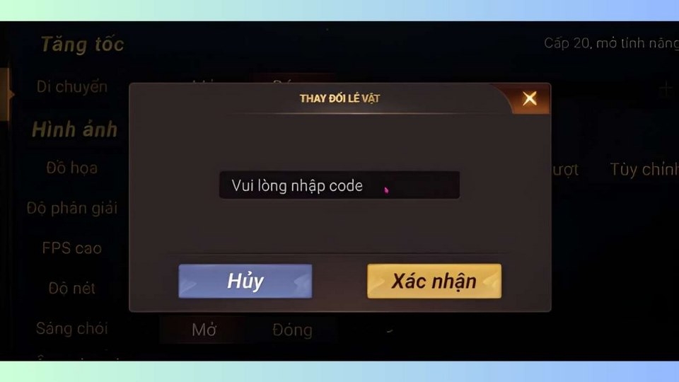 Xác nhận mã code game hiệu quả