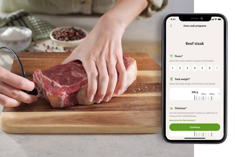 Ứng dụng NutriU cung cấp kho công thức nấu ăn đa dạng