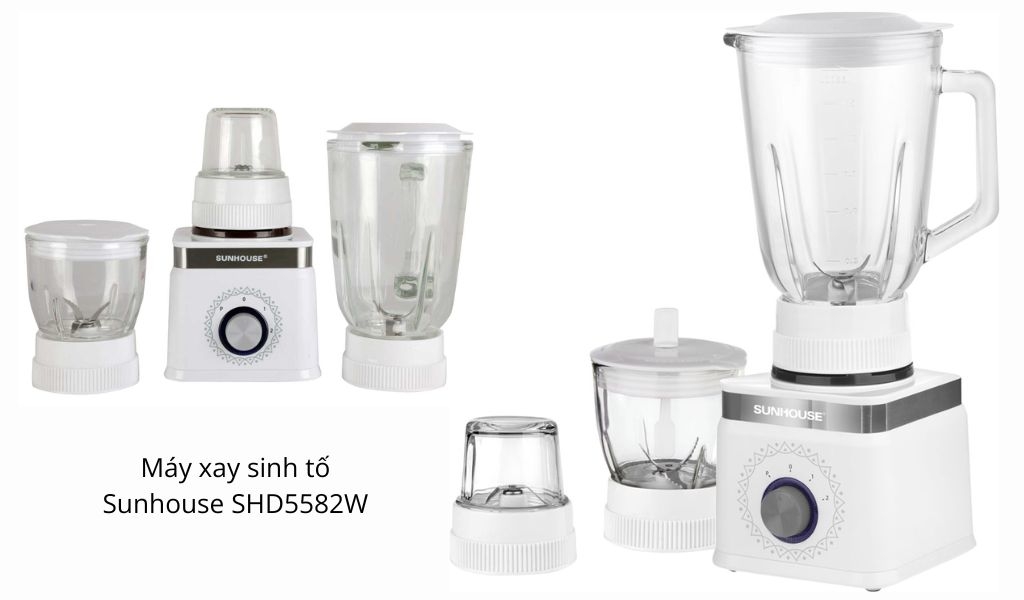 Công nghệ máy xay sinh tố Sunhouse có tốt không? Gợi ý dòng máy sinh tố Sunhouse chất lượng 4