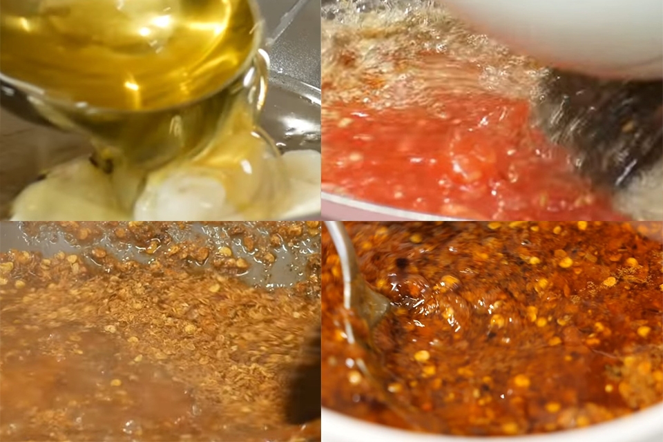 Bước 3: Làm nước màu ăn bún