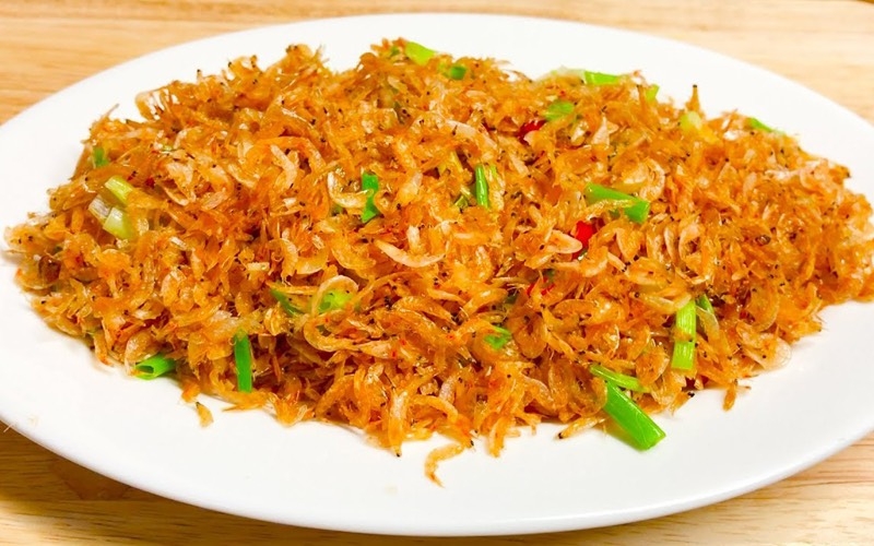 cách rang tép khô 4