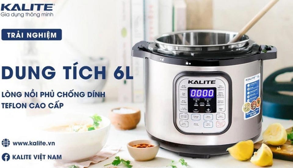 Nồi áp suất điện Kalite 6 lít KL-636