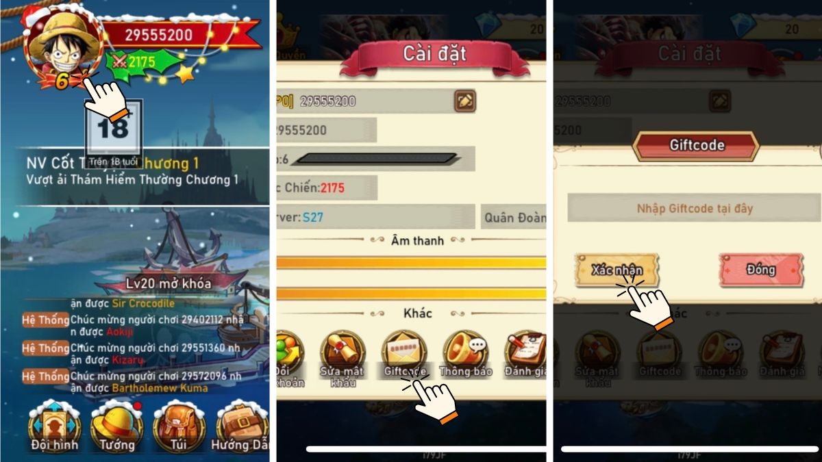 Code Hải Tặc Origin (ảnh 3)