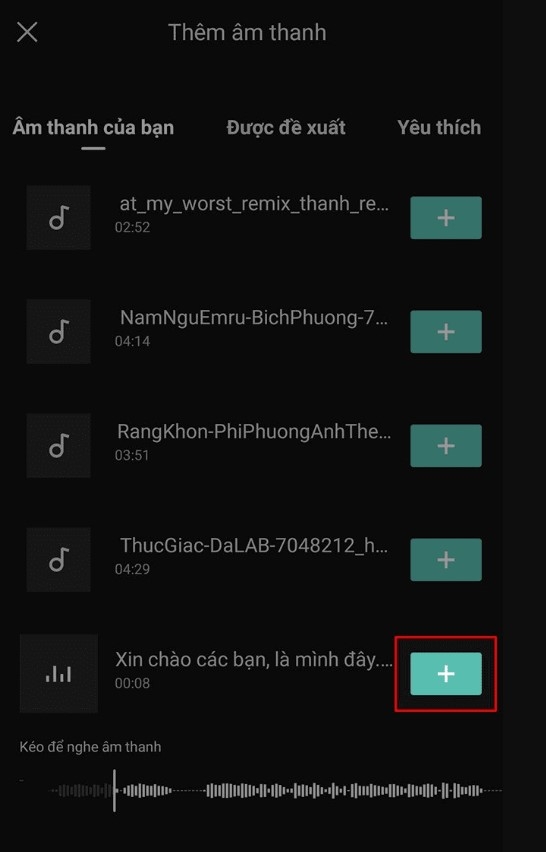 Cách ghép giọng nói vào video trên TikTok cực đơn giản và thực hiện nhanh chóng 13