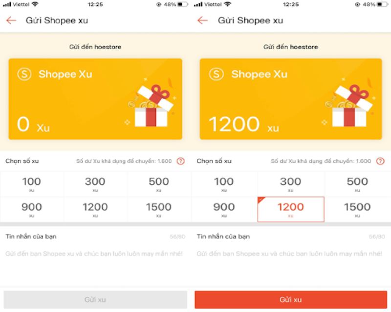 Cách chuyển xu Shopee (Hình 4)
