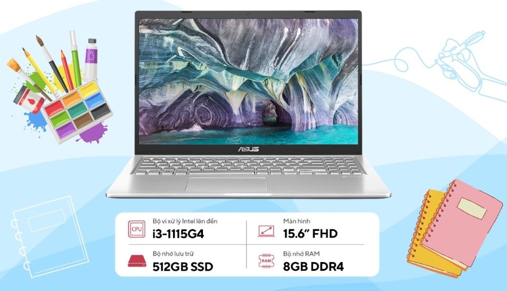 laptop asus dưới 10 triệu cho sinh viên 2024 05