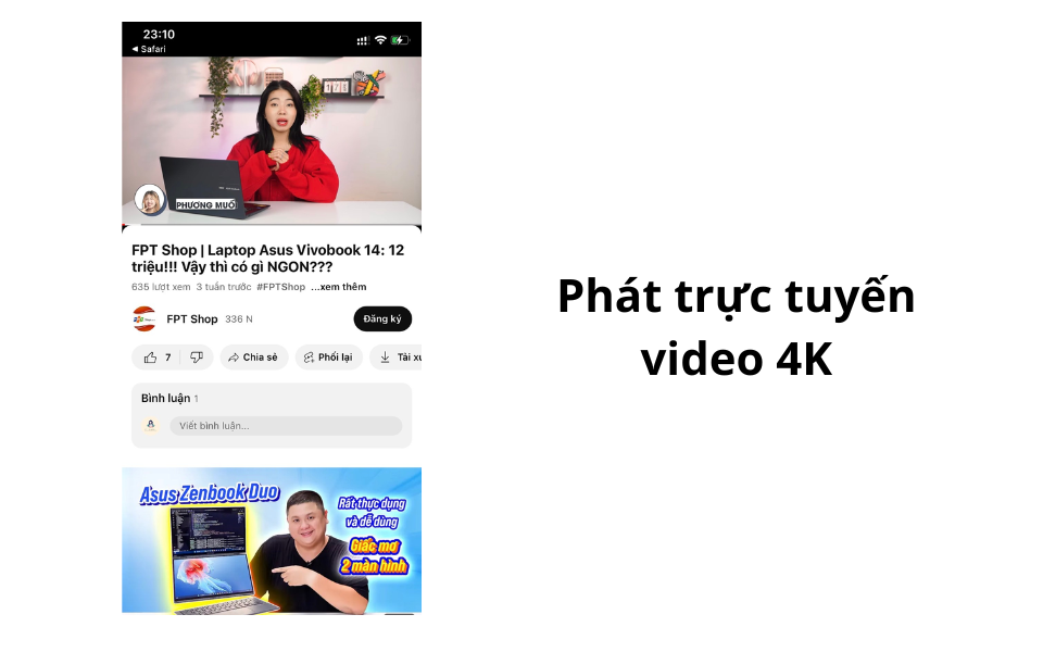 Phát trực tuyến video 4K
