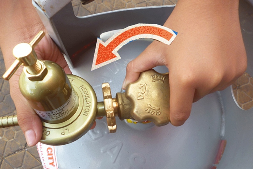 Lưu ý sử dụng van điều áp gas an toàn.