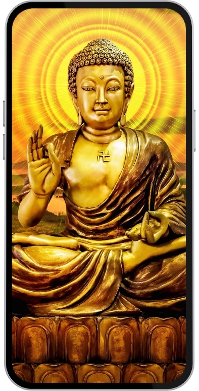 Hình nền Đức Phật A Di Đà cho iPhone (hình 2)