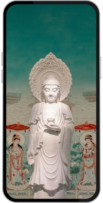 Hình nền Đức Phật A Di Đà cho iPhone (hình 4)