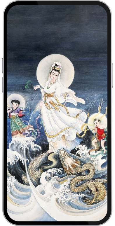 Bộ hình nền các vị Bồ Tát cho iPhone (hình 1)