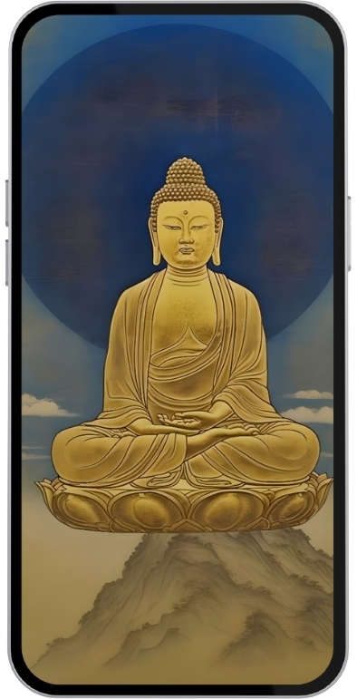 Hình nền Phật an nhiên cho iPhone (hình 4)