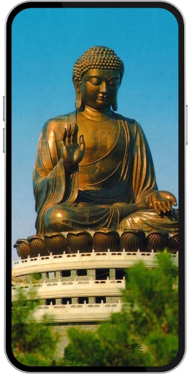 Hình nền Đức Phật A Di Đà cho iPhone (hình 1)