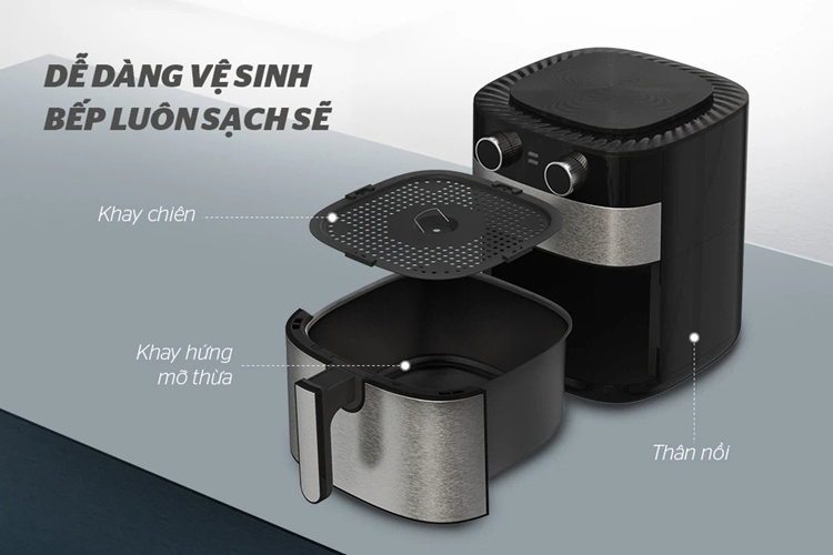 TOP 5 nồi chiên không dầu Sunhouse tốt nhất 2024 đang được bán chạy nhất hiện nay - Hình 3