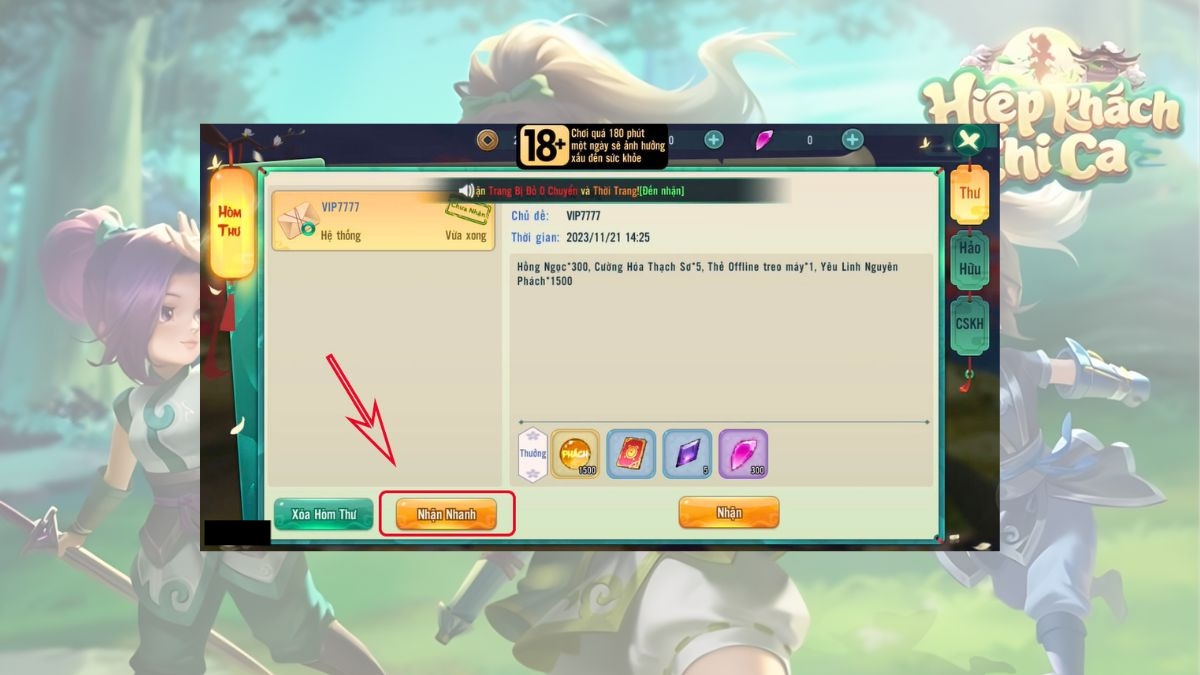 code Hiệp Khách Chi Ca (ảnh 5)