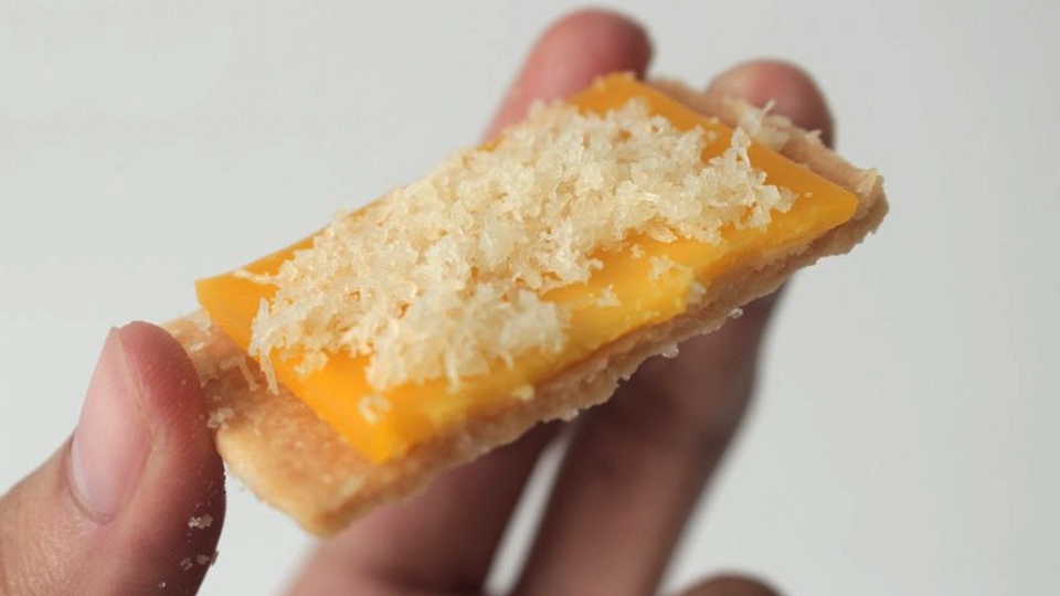 Bánh quy phô mai thơm béo, giòn ngậy.