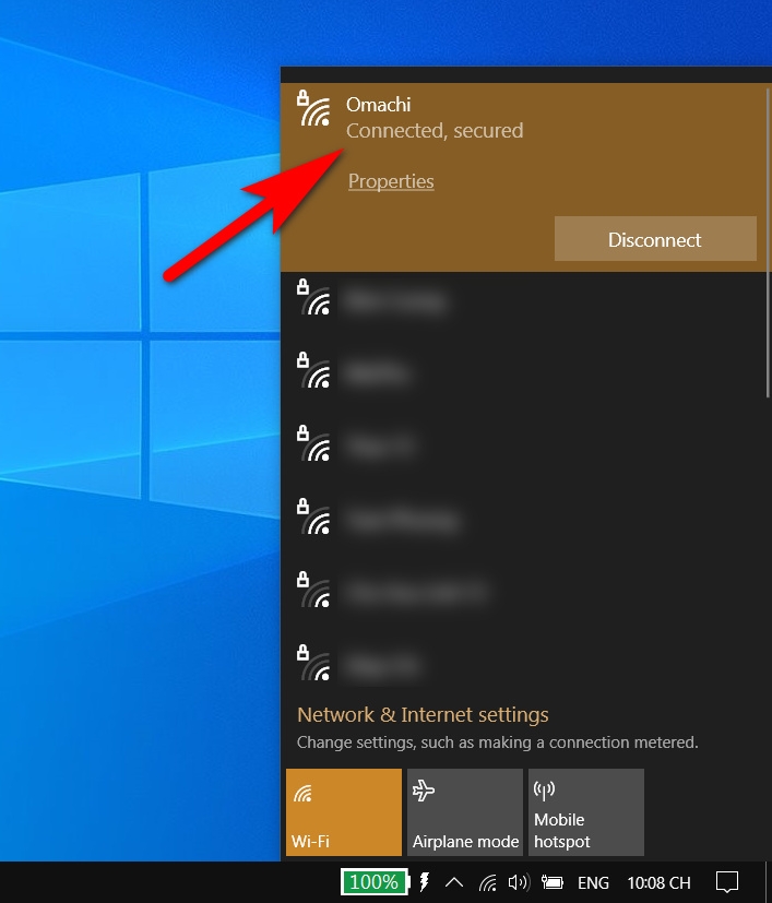 can't connect to this network 9