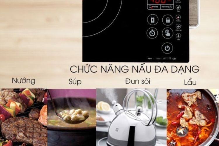 Chế độ nấu của bếp hồng ngoại