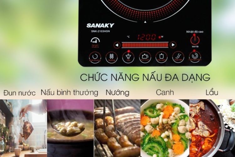 Chế độ nấu của bếp hồng ngoại