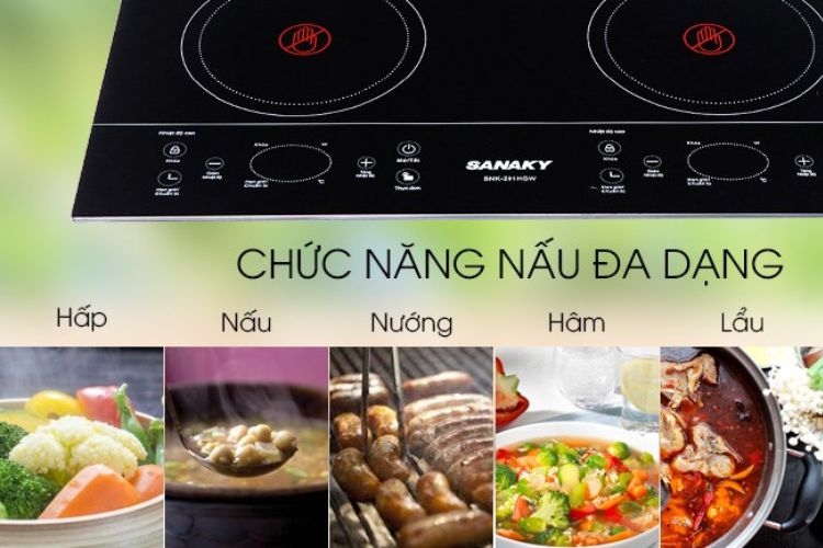 Chế độ nấu của bếp hồng ngoại