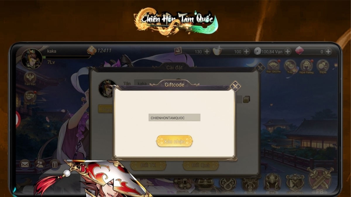 code game Chiến Hồn Tam Quốc (ảnh 4)