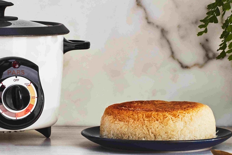 Cách nấu cơm cháy bằng nồi cơm điện 5