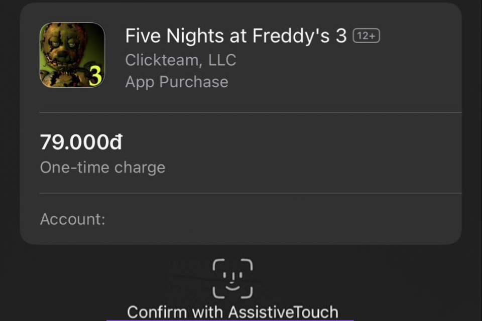 FNAF3 thanh toán