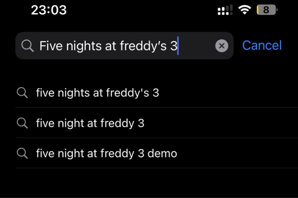 Tìm kiếm FNAF3