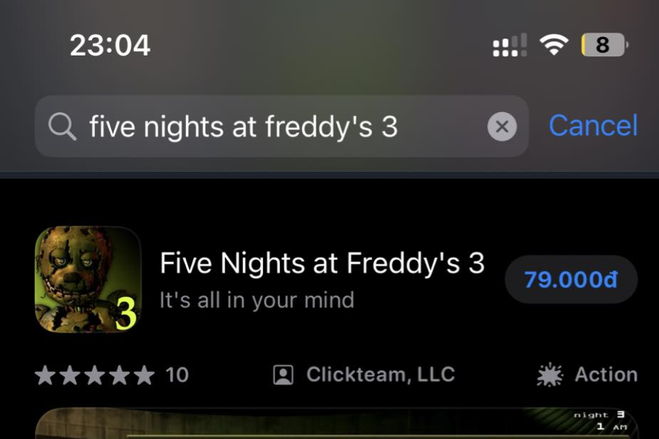 FNAF chọn game