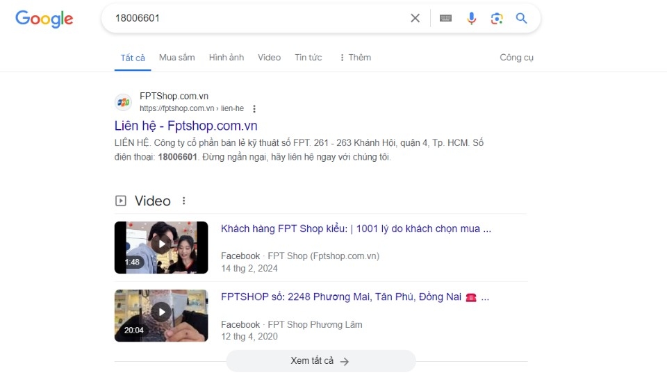 Tra cứu trên Google