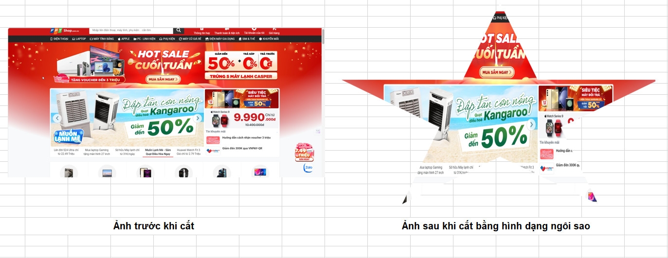 Hướng dẫn cắt ảnh trong Excel - hình 6