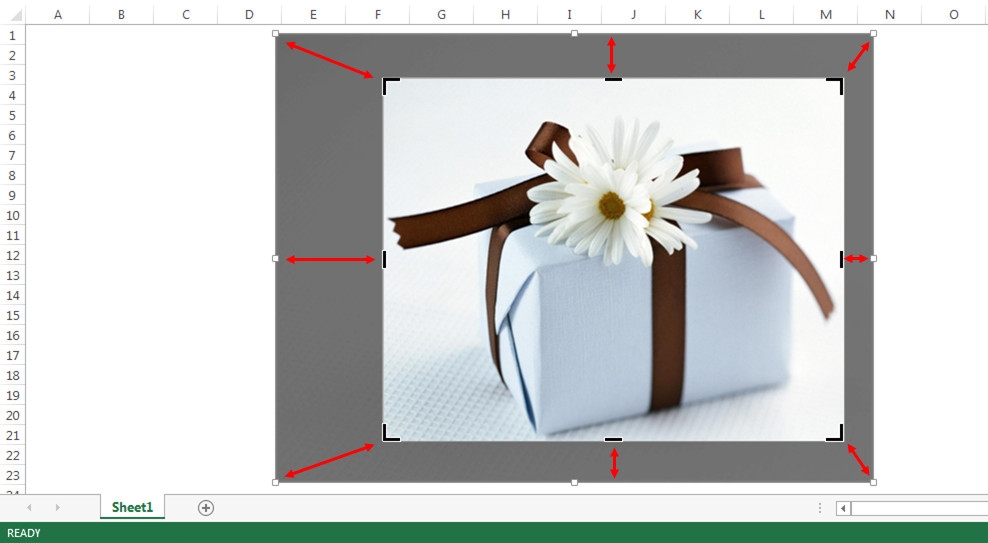 Hướng dẫn cắt ảnh trong Excel - hình 3