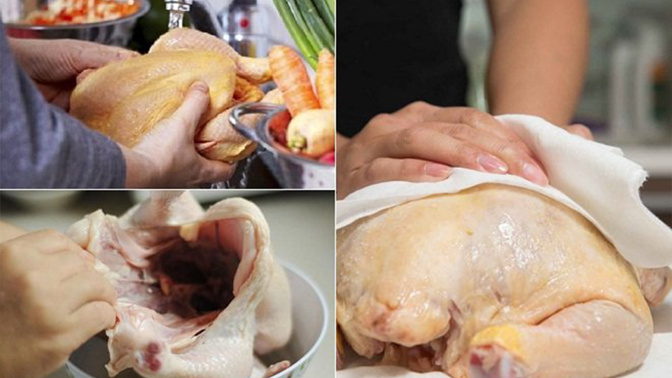Sơ chế và ướp thịt gà